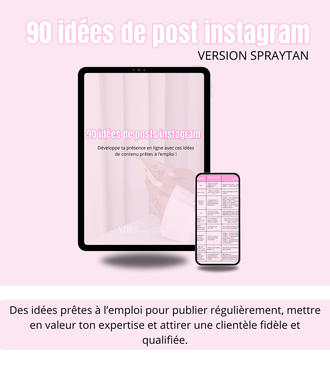 Pack création de contenu - Spraytan