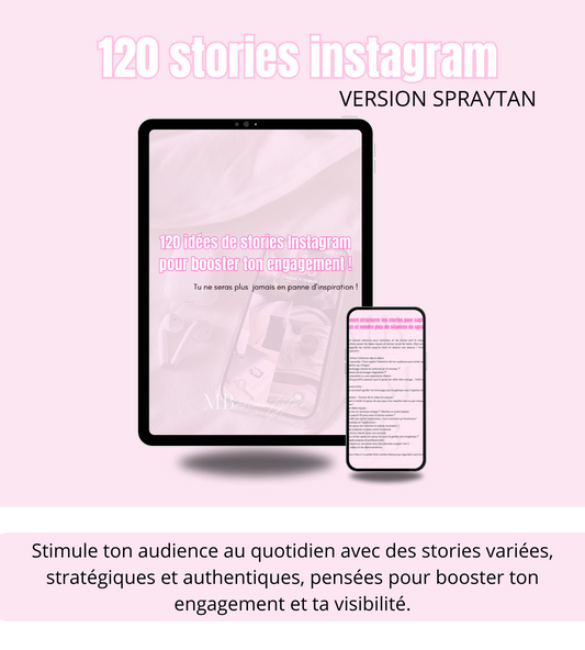 Pack création de contenu - Spraytan